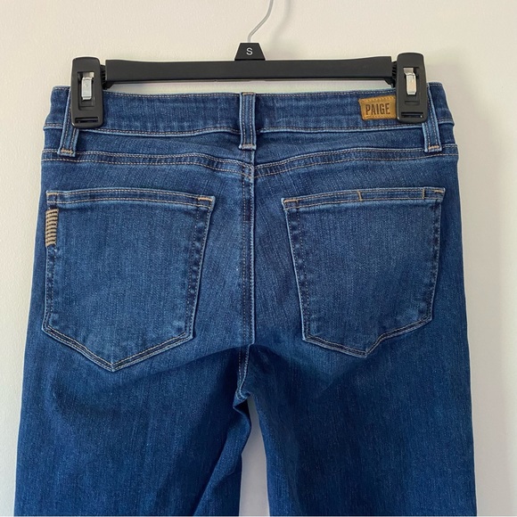 COPY - PAIGE SKYLINE BOOT MID RISE BOOT LEG JEANS SZ 26 - Picture 6 of 16